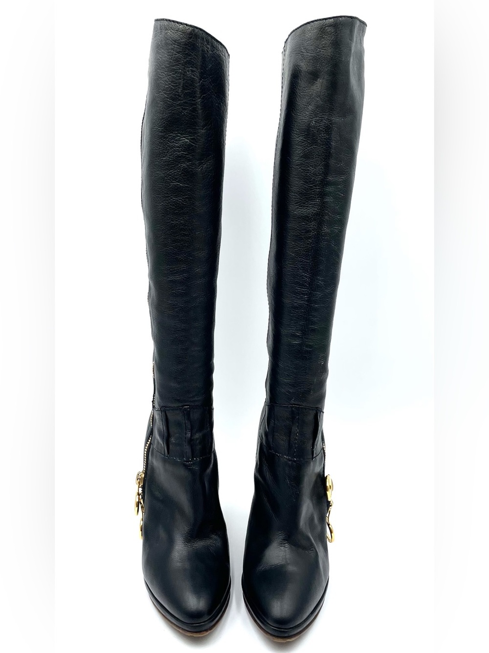 Roberto Cavalli Black Tall Boots Size 39.5